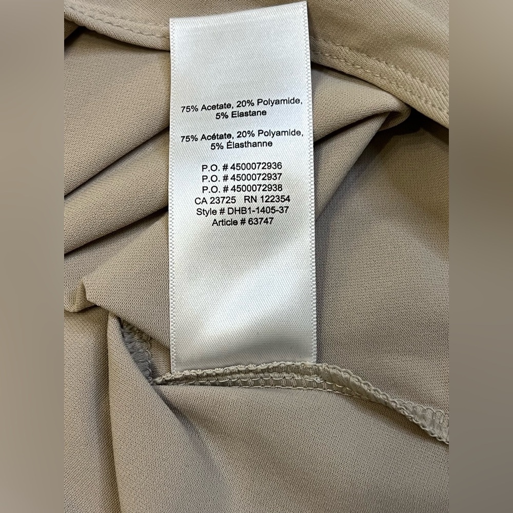 Aritzia Babaton Tan Contour Mockneck Bodysuit Size XXS - Picture 6 of 12